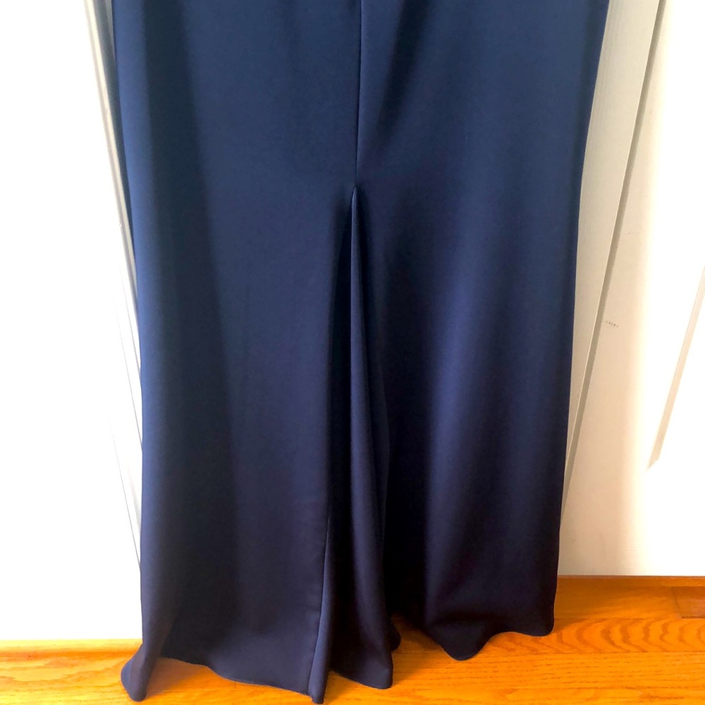 Navy Blue, Long formal,  evening, wedding dress - Picture 5 of 5